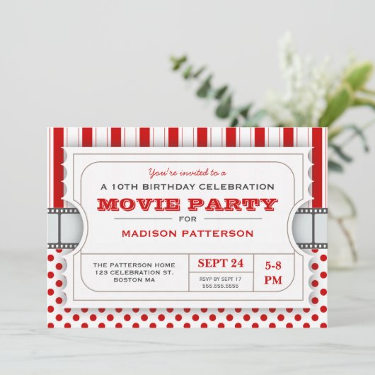 Toestel voor toelating filmpartij | Rood Kaart (Staand voorkant)