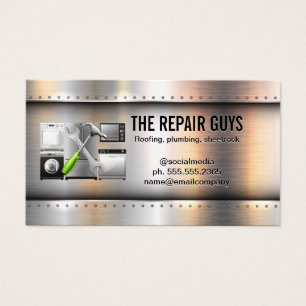 Toestellen Hardwarehulpmiddelen Metalen rivett Visitekaartje