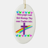 TOESTELLING VAN DE LERAAR KERAMISCH ORNAMENT (Rechts)