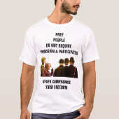 Toestemming en deelname (licht) t-shirt (Voorkant)