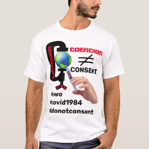 Toestemming geen dwang (licht) T-shirt