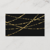 Toestemming Ticket Wedding Gold Licht Black White (Achterkant)