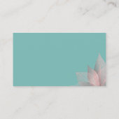 Toestemming Ticket Wedding White Rose Floral (Achterkant)