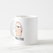 Toetally Guy Funny Big Toe Pun Koffiemok (Voorkant links)