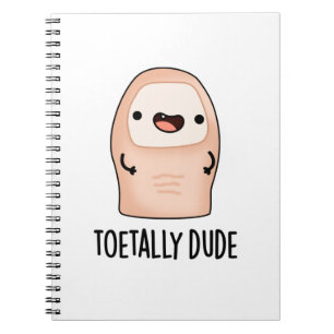 Toetally Guy Funny Big Toe Pun Notitieboek
