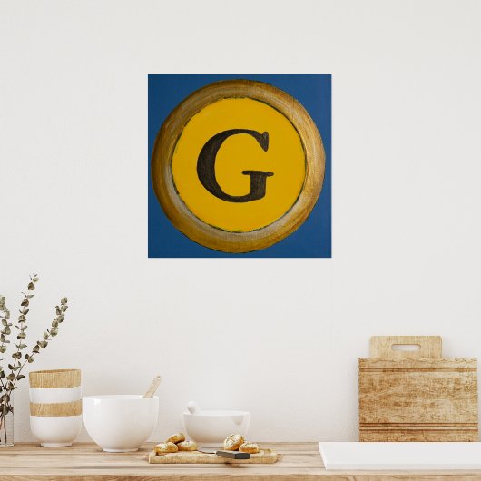 Toets van G Poster (Keuken)
