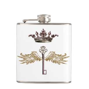 Toetsen aan de Britse erlenmeyer Heupfles