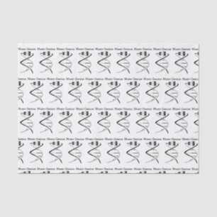 Toetsen aan het DNA van het Muziek-genieDNA Tissuepapier