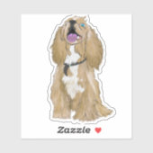 Toetsen voor de Miniature Cocker Spaniel Sticker (Vel)