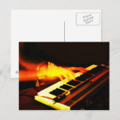 Toetsenbord afspelen briefkaart (Voorkant / Achterkant)