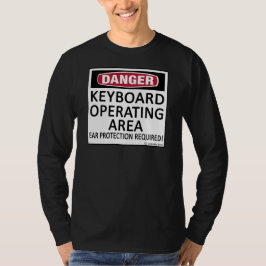 Toetsenbord besturingssysteem t-shirt