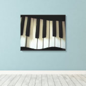 Toetsenbord Canvas Afdruk (Insitu (Houten vloer))