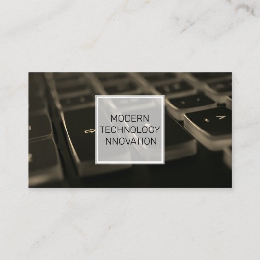 Toetsenbord | Codeur | Programmeerder Visitekaartje (Voorkant)