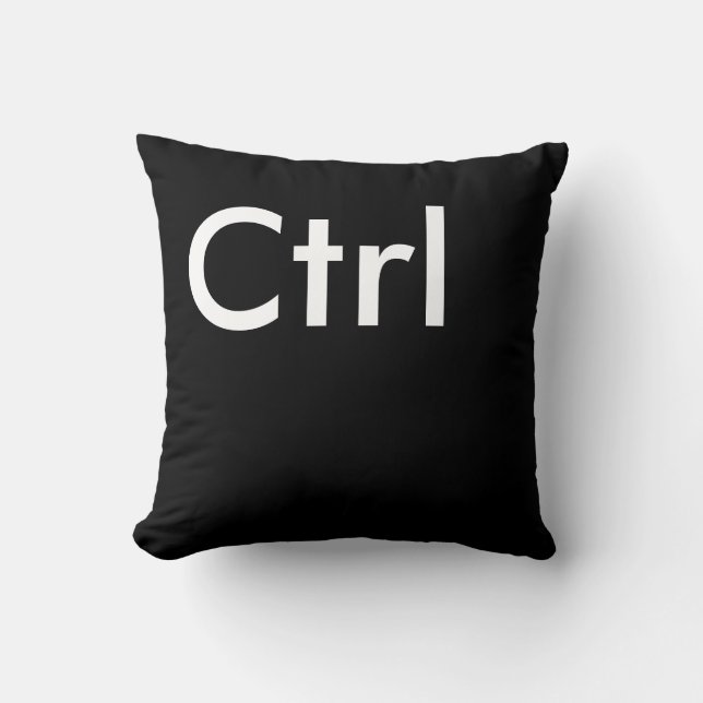 Toetsenbord Ctrl Alt Del Key Pillow Kussen (Voorkant)