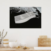 Toetsenbord in ruimte-Poster Poster (Keuken)