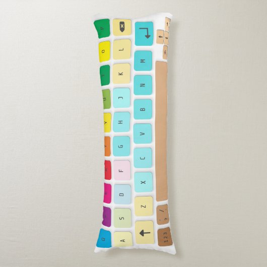 Toetsenbord Lichaamskussen (Voorkant Verticaal)
