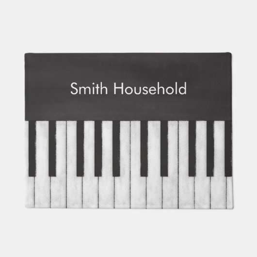 toetsenbord met Chalkboard Deurmat (Voorkant)