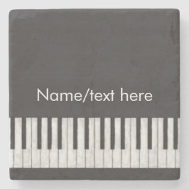  toetsenbord met Chalkboard Stenen Onderzetter