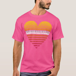Toetsenbord Muziek Liefhebber Muzikant Pianist Pia T-shirt