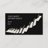 Toetsenbord - Muziek Visitekaartje (Voorkant)