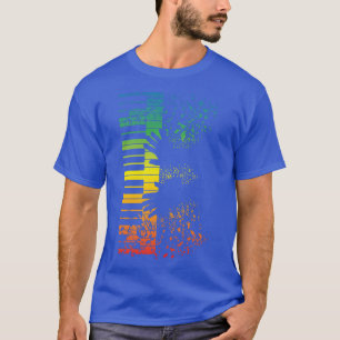 Toetsenbord Piano Gift Muziek Muzikant Instrument T-shirt