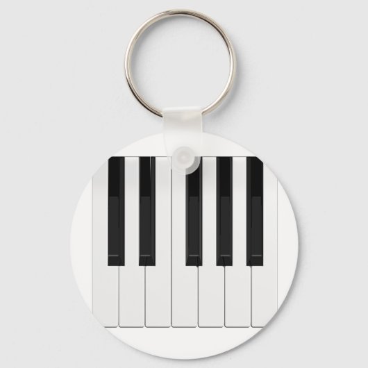 Toetsenbord/pianotoetsen: Sleutelhanger (Voorkant)