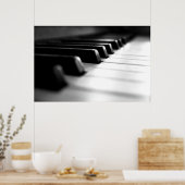 TOETSENBORD VAN PIANO POSTER (Keuken)