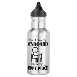 Toetsenbord voor fijne plek waterfles 