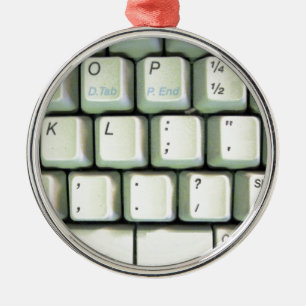 Toetsenbord voor schrijfmachines metalen ornament