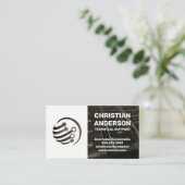 Toetsenbord | Wereldbol van het technische circuit Visitekaartje (Staand voorkant)