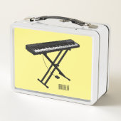 Toetsenbordpianorafbeelding cartoon (Achterkant)