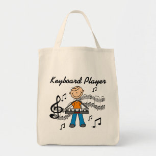 Toetsenbordspeler Tshirts en cadeaus Tote Bag