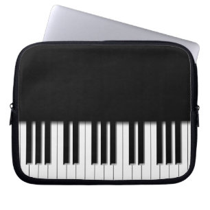 Toetsenbordtoetsen voor piano laptop sleeve