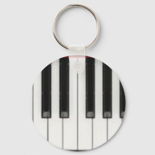 Toetsenbordtoetsen voor piano sleutelhanger