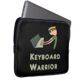 Toetsenbordwarrior Laptop Sleeve (Voorkant Rechts)