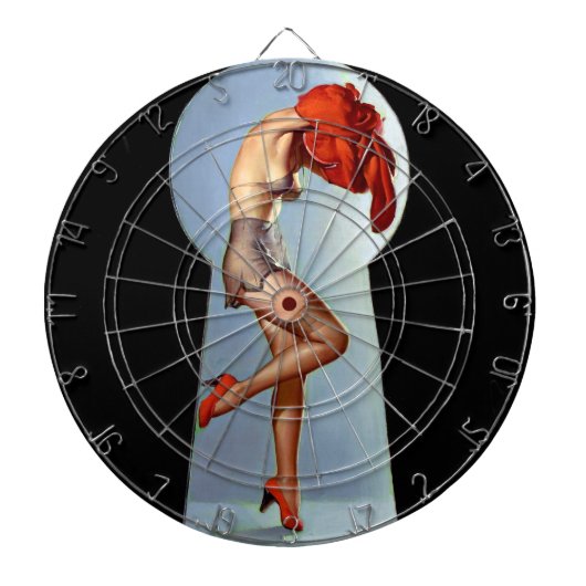 Toetsengat omhoog dartbord (Voorkant)