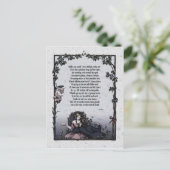 Toetst "Bright Star" Victoriaans Briefkaart (Staand voorkant)