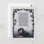 Toetst "Bright Star" Victoriaans Briefkaart (Voorkant / Achterkant)