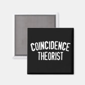 Toeval Theorist - Koelkast Magnet Magneet (Voorkant / Achterkant)