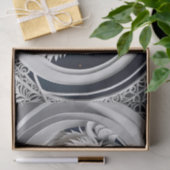 Toevalf van Fantasy Wolf over blauwe achtergrond Tissuepapier (Geschenk)