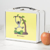 Toevallige afbeelding van de gibbon-cartoon (In situ)