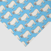 Toevallige schaapse cartoon tissuepapier (Detail)