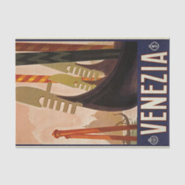 Toevalpapier voor reisposter Venezia Tissuepapier