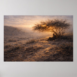 Toevlucht en Kracht | Landschapskunst | Poster