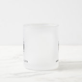 Toevoegen Bedrijfswebsite Logo Werknemer Matglas Koffiemok (Center)