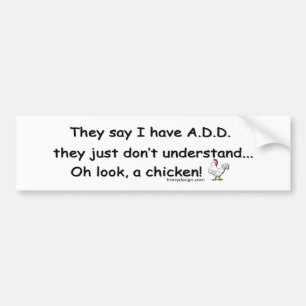 TOEVOEGEN Humor kippen Bumpersticker