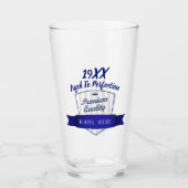 TOEVOEGEN JAAR BORN, 'Birthday Milestone Gift' voo Glas (Voorkant)