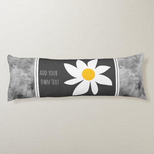 Toevoegen jouw tekst Ocean Leuke Modern Daisty Art Lichaamskussen (Achterkant)
