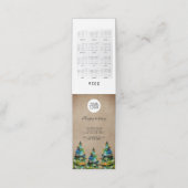 Toevoegen Logo Aangepaste tekst Kerstboom 2026 Kal Klantenkaartje (Buitenkant ongevouwen)