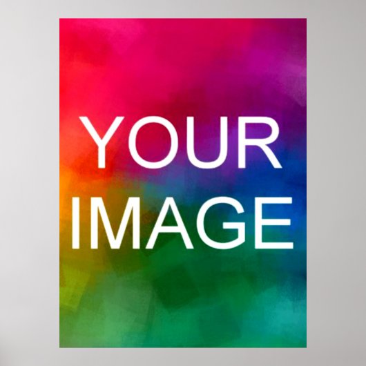 Toevoegen Upload uw foto gepersonaliseerde Sjabloo Poster (Voorkant)